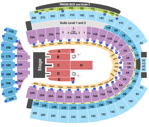 Ohio Stadium Buckeye Country Superfest Seating Chart